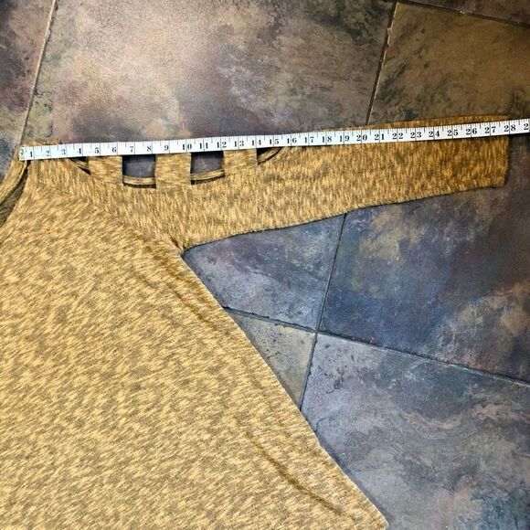 143 Story By Line Up Yellow Crew Neck Sweater Sleeve Cutouts - Picture 3 of 7